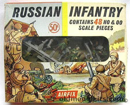 Airfix 1/72 Russian Infantry WWII  2nd Logo, S17 plastic model kit